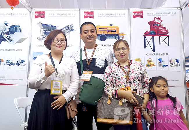 建新機械混凝土攪拌設備亮相菲律賓成焦點！